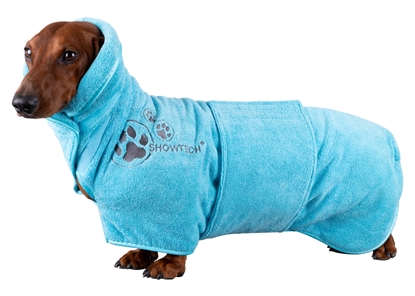 Picture of Show Tech+ Active Microfiber Coat Turquoise Dachshund
